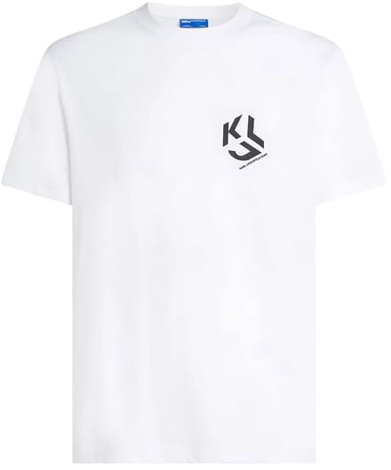 Karl Lagerfeld Jeans A2m17072 Regular Fit T-shirt Met Korte Mouwen Wit M Man