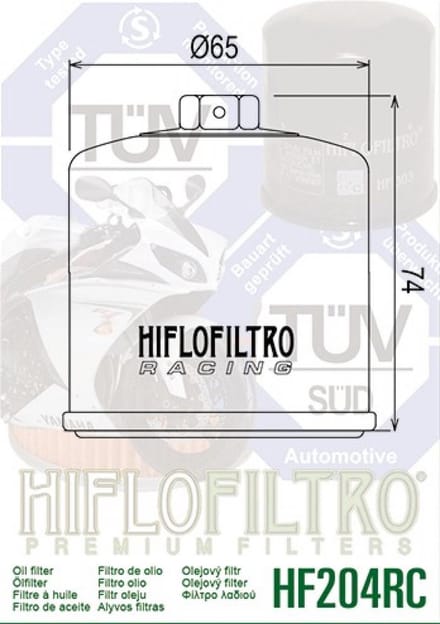 Hiflofiltro-oliefilter voor Triumph 2300 Rocket III (2004-2010), nieuw