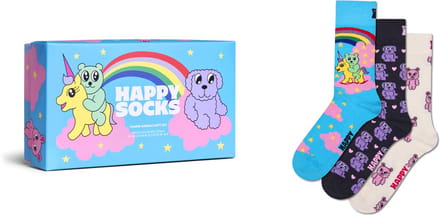 Happy Socks - Giftbox Charm Animal Socks - Troetelbeertjes - Set van 3 paar - MT 41-46