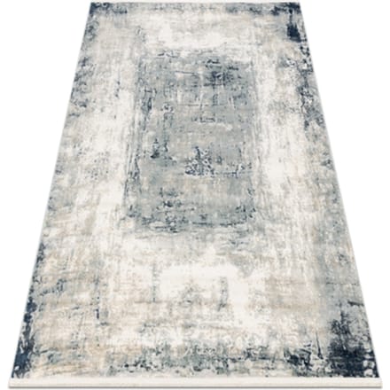 Kleden Rugsx DISTIN 0845A wit / marineblauw / blauw 80x150 cm