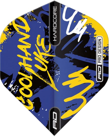Red Dragon Luke Humphries Graffiti Blue Hardcore Standard - Dart Flights