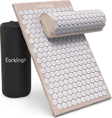 Spijkermat met kussen en met Opbergtas - 8000+ punten - Beige