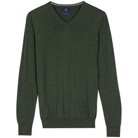 Baileys Dark Forest Standaard lange mouw Modern Fit Effen Pullover 520065 73