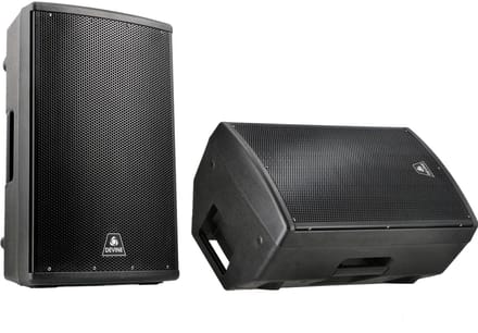 Actieve Fullrange Speaker 15 inch - Set van 2 - Devine Axeo 15A - Multikleur
