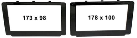 Connects2 - 2-Din paneel Toyota Hilux 2015-2020
