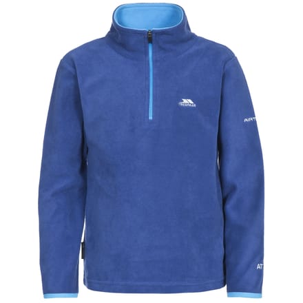 Trespass - Jongens Etto Half Zip Fleece Sweater (Blauw)