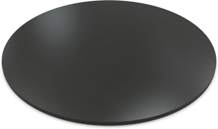 Tafelblad Rond - Houten Bord - Meubelbouw - ABS Rand - 40 cm - Antraciet