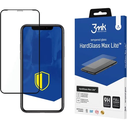 Versterkt gehard glas 3MK Apple iPhone Xr - HardGlass Max Lite™