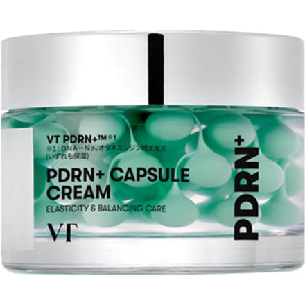 VTCOSMETICS PDRN+ Crème Capsule 100: Hydratant pour une peau ferme, éclatante et nette white