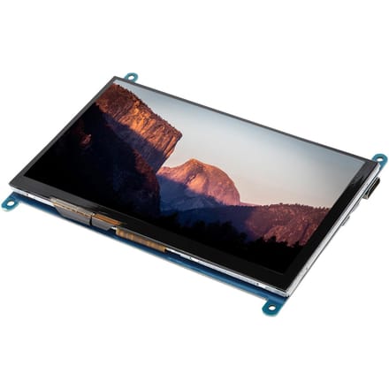 Écran tactile capacitif LCD HDMI 7 pouces 1024 x 600 Ultra HD pour Raspberry Pi
