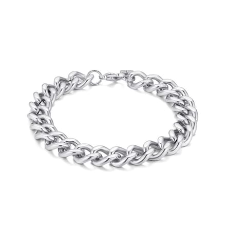 Twice As Nice Armband in edelstaal, gourmet 10 mm 21cm