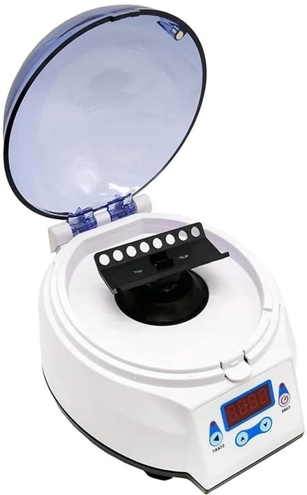Mini Centrifuge - Kleine Scheider - Laboratorium Werk - Digitaal Display - 1.8 kg - Grijs