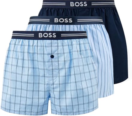 Hugo Boss Web Boxershorts 3-pack Heren Onderbroek - Maat M