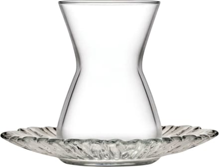 Pasabahce Aurora – Turkse Theeglazen Set – 12 Delig – 140 ml