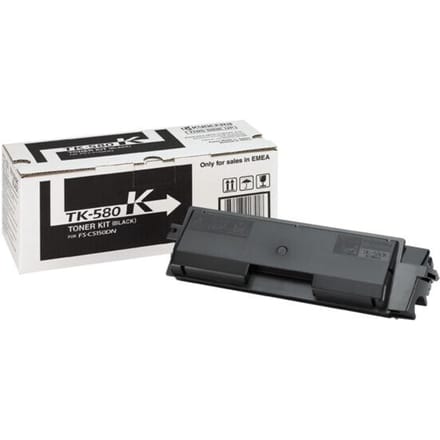Kyocera - TK-580K - Tonercartridge - 1 stuk - Origineel - Zwart