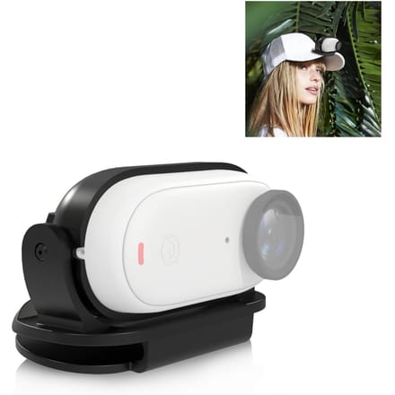 PULUZ PU869 Action Camera Hoedmontageclip Rugzakriemclip Magnetische Montage voor Camera zwart