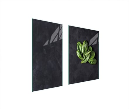 TMK ArtDeko Serie - Snijplank - 75x52 cm - Glas - Basilicum