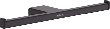 hansgrohe AddStoris dubbele closetrolhouder mat zwart
