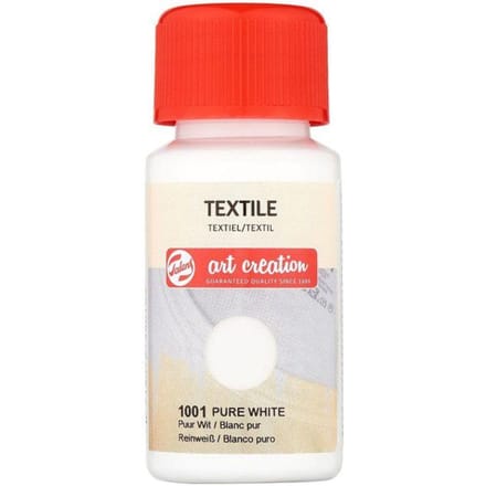 Textielverf - puur wit - Talens Art Creation - 50ml