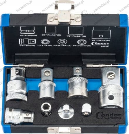 Condor 8-delige Dop- en Bitverkleinerset X-cess C.38206