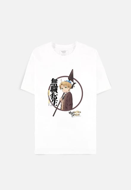 Mushoku Tensei - Graphic Art Heren T-shirt - L - Wit