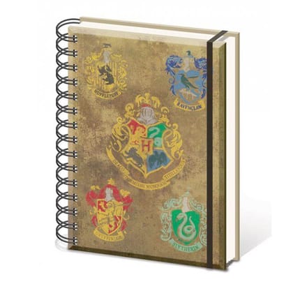 Harry Potter - Zweinsteins Crests A5 Wiro notitieboekje