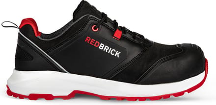 Redbrick Pulse Overnose Laag S3 + KN ESD 32323 - Zwart/Rood - 48