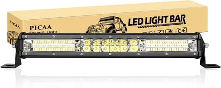 LED Lichtbalk - Werklamp Dubbele Rij - Offroad Verlichting - Combo Straal - 38 cm - Wit