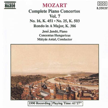 Jeno Jandó - Mozart: Piano Concertos 7 (CD)