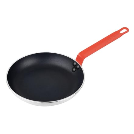 Hygiplas Aluminium Anti-aanbak Teflon Platinum Plus Koekenpan met Rode Handgreep 24cm