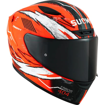 Suomy Track 1 404 Ece 22.06 Rood Wit Integraalhelm - Helm