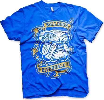 Riverdale Go Bulldogs T-shirt Blauw