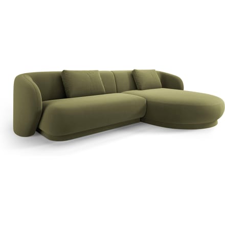 Hoekbank Camden rechts velvet | Cosmopolitan Design