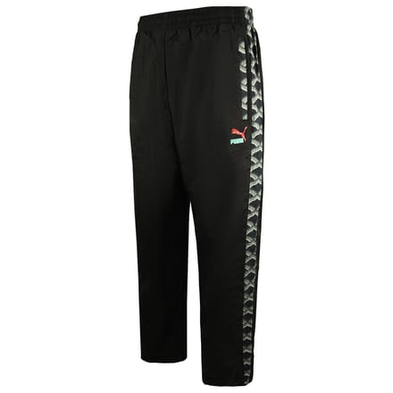 Puma Alife AOP All Over Print Track Broek Zwart Nylon Heren Broek 568729 01