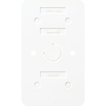 Jung AP600 Alpine witte basisplaat - 328-622WW