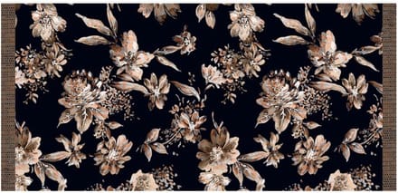MD Entree - Design mat - Universal - Autumn Flowers - Vloerkleed - Antislip - Machine wasbaar - 67 x 150 cm