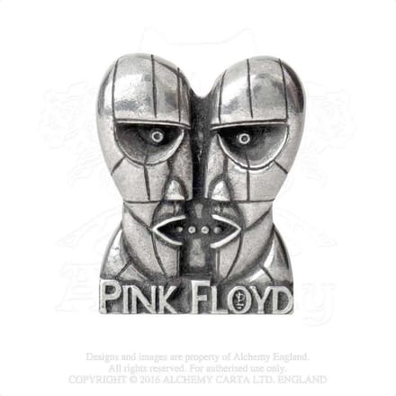 Alchemy Pink Floyd - Division Bell Heads Pin - Zilverkleurig