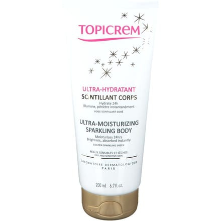 Topicrem Ultra Hydraterende Schitterende Lichaamscrème 200 Crème