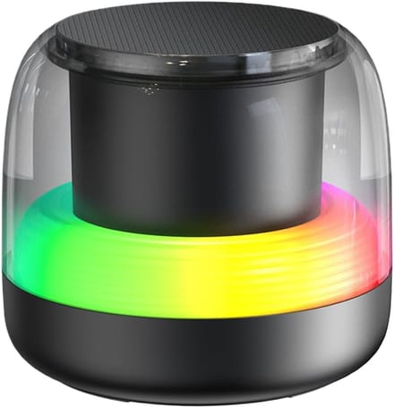Kleine luidspreker - Draagbare speaker - Muziek streamen - RGB lichteffecten - 94 cm - Zwart