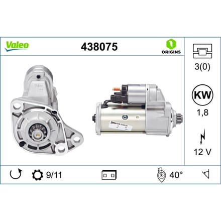 Starter VALEO 438075