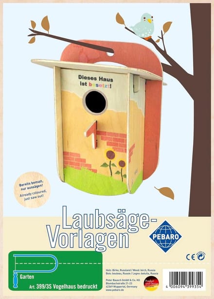 Sciauwpuzzel Vogelhuisje - Creatieve Activiteit voor Kinderen vanaf 3 Jaar