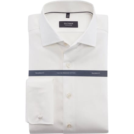 OLYMP Signature Overhemd, Tailored Fit, Signature Kent, Champagne