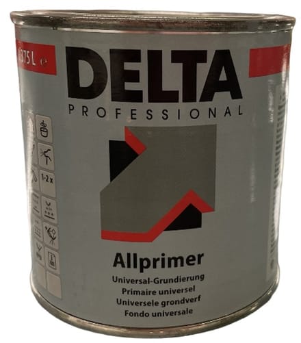 Südwest Delta Allprimer - Veelzijdige universele matte grondlaag op solventbasis - 0.75 L - Wit