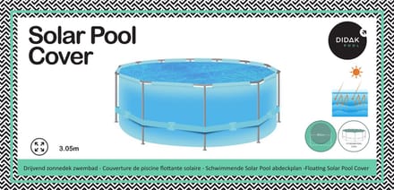 Didak Pool Solar Cover Rond - 3,05 m