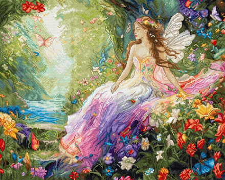 Borduurpakket LETI 9932 - Enchanted Spring - Betoverde Lente
