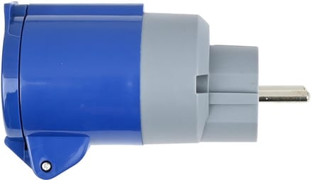 CEE Verloopstekker Compact – 16A 230V – CEE naar Schuko Adapter – IP20 – Binnengebruik