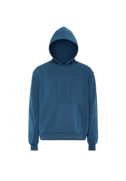Mo Hoodie Heren Donker turkoois