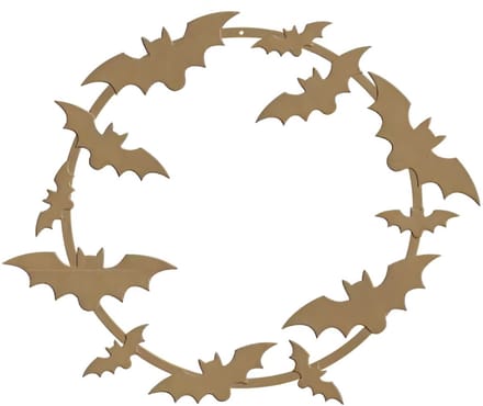 Gomille MDF knutselvorm vleermuizen 37x37 cm Halloween decoratie.