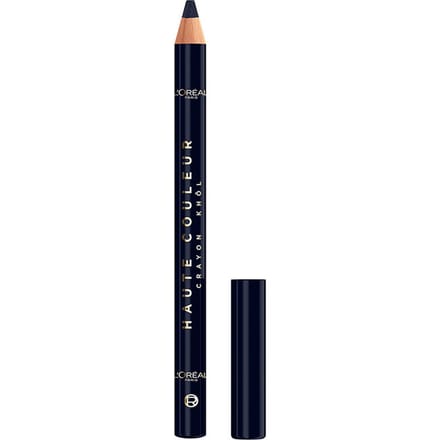 L'Oréal Paris Haute Couleur Crayon Khol Eyeliner - Bleu Suede - Intense kleur en definitie - Romige textuur met sheaboter