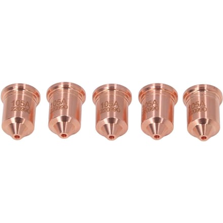 5 Pièces 220990 Pointe de Buse Laiton Torche de Coupe Plasma Pointe de Buse pour PMX 65 85 105 125A Consommables
